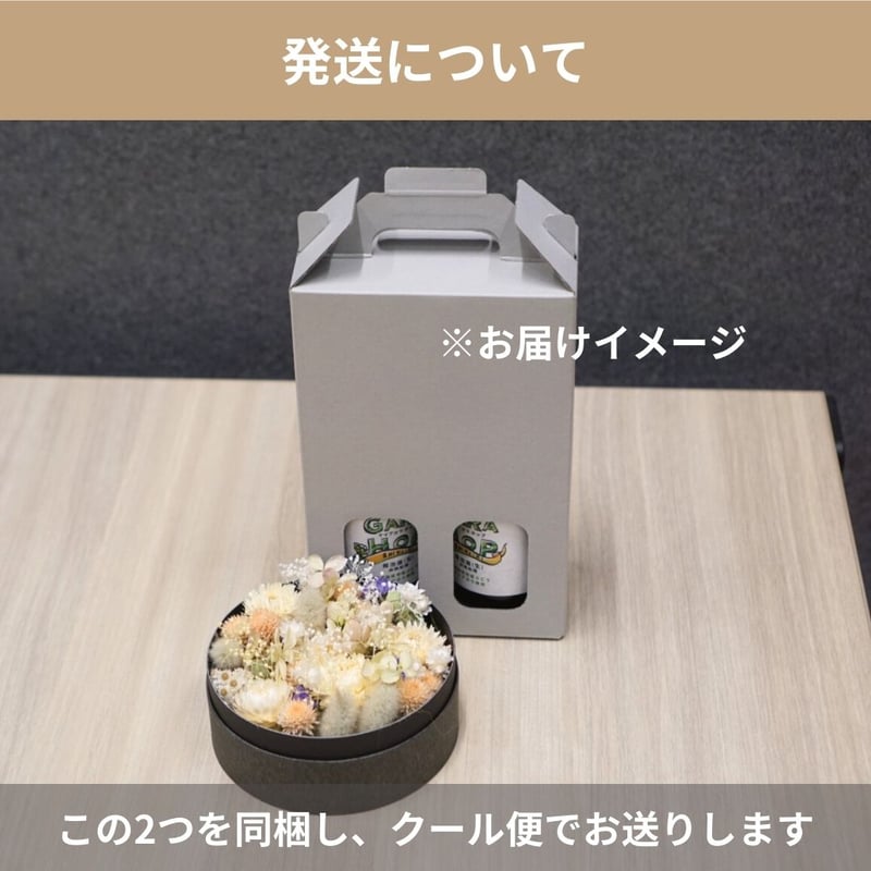 週末発送】ナイアガラホップ2本とフラワーボックスのギフトセット