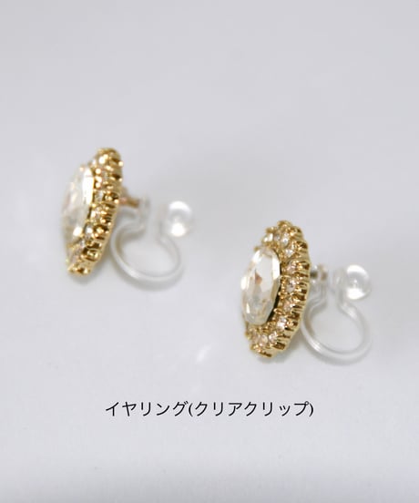 Oval Queenピアス/イヤリング