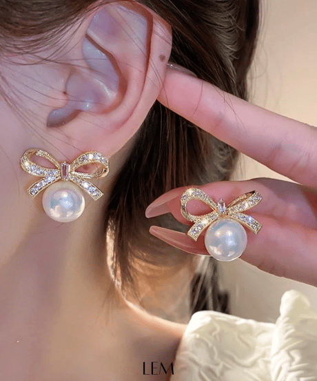 Zirconia Ribbonピアス