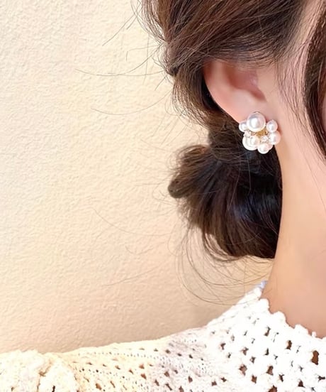 Bubble Pearlピアス/イヤリング