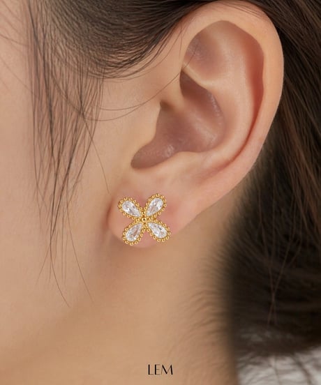 Cloverピアス/イヤリング