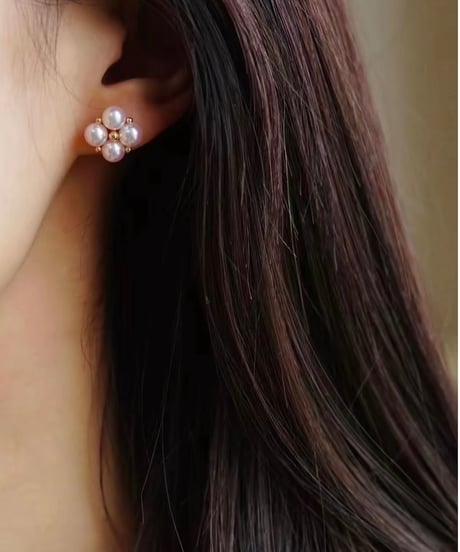 Cross Pearlピアス/イヤリング