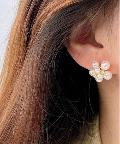 Bubble Pearlピアス/イヤリング