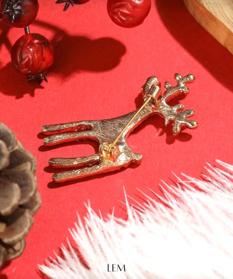 Reindeerブローチ