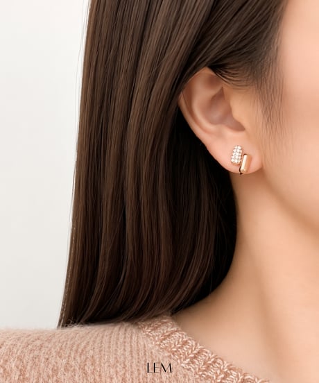 Double Beansピアス/イヤリング