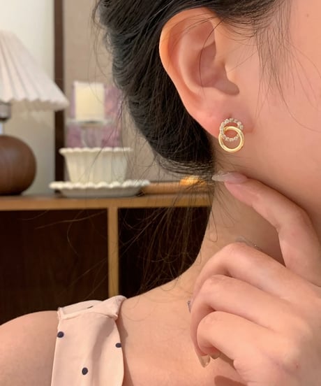 Zirconia Circleピアス/イヤリング