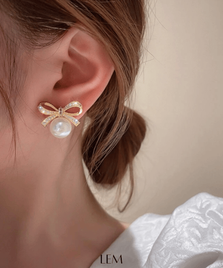 Zirconia Ribbonピアス