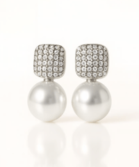 Square Pearlピアス/イヤリング