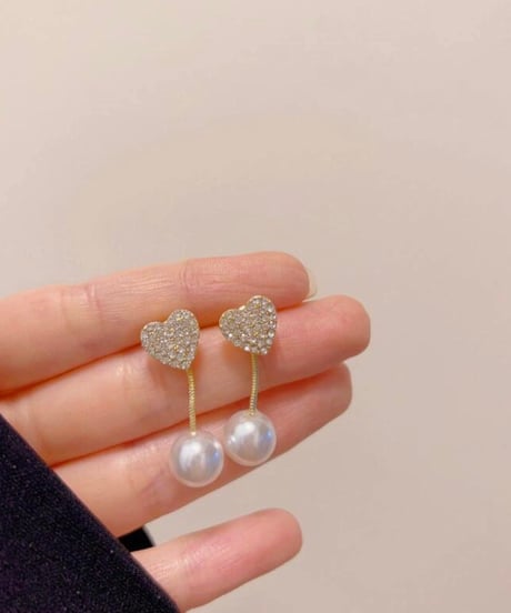 Heart Pearlピアス
