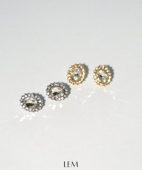 Oval Queenピアス/イヤリング