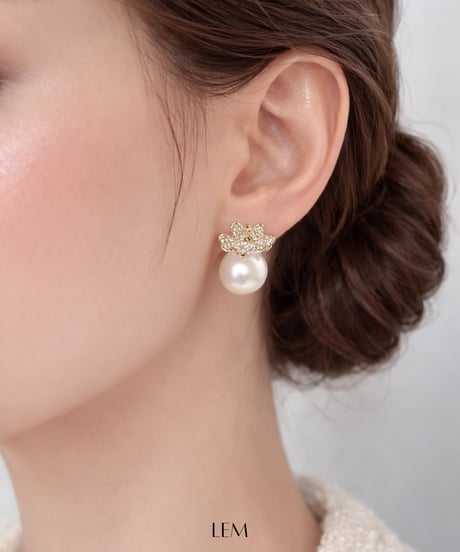 Clover Pearlピアス