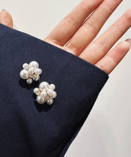 Bubble Pearlピアス/イヤリング