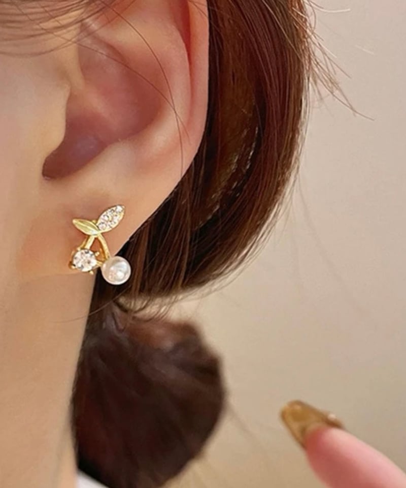 Cherry Pearlピアス/イヤリング | LEM