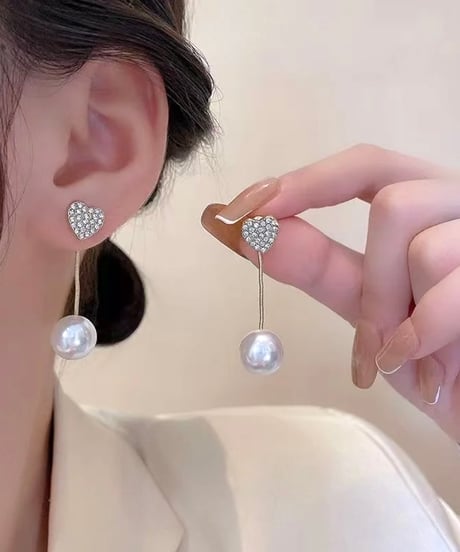Heart Pearlピアス