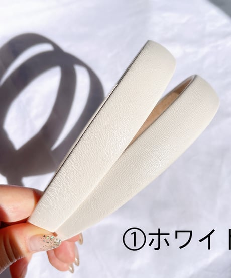 【Headband】マットレザーカチューシャ