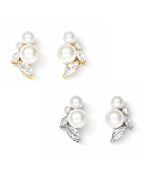 Pearl Leaf ピアス/イヤリング