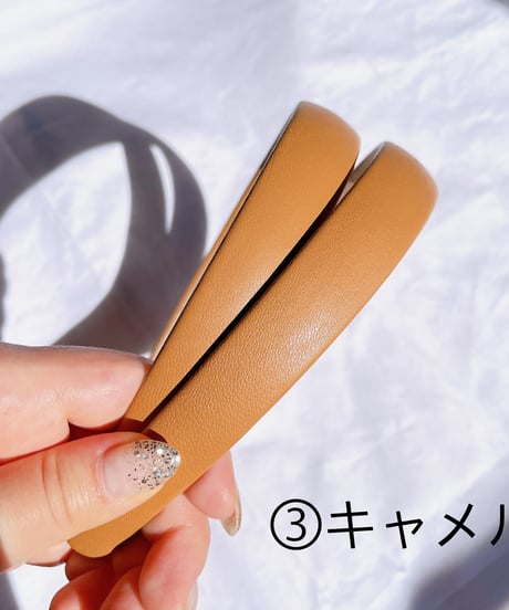 【Headband】マットレザーカチューシャ