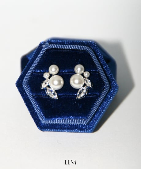 Pearl Leaf ピアス/イヤリング