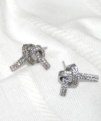 Silver Tieピアス/イヤリング