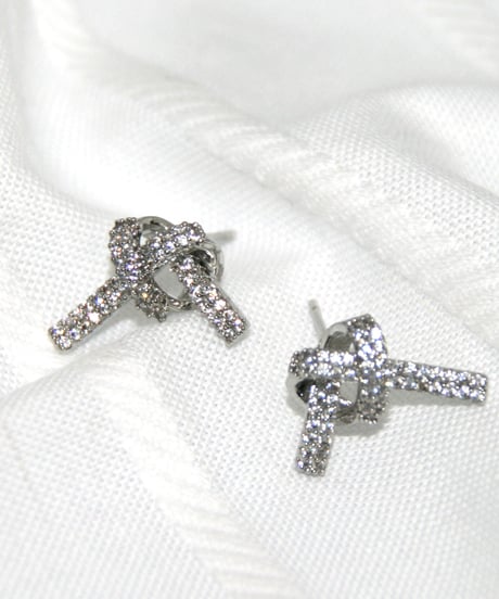 Silver Tieピアス/イヤリング