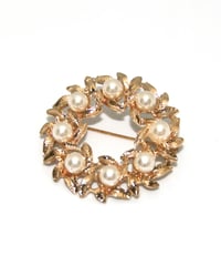 【Brooch】リーフパール