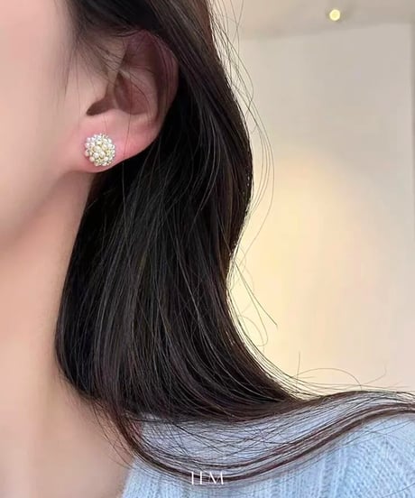 Dome Pearlピアス/イヤリング
