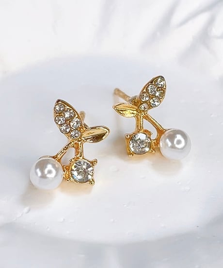 Cherry Pearlピアス/イヤリング
