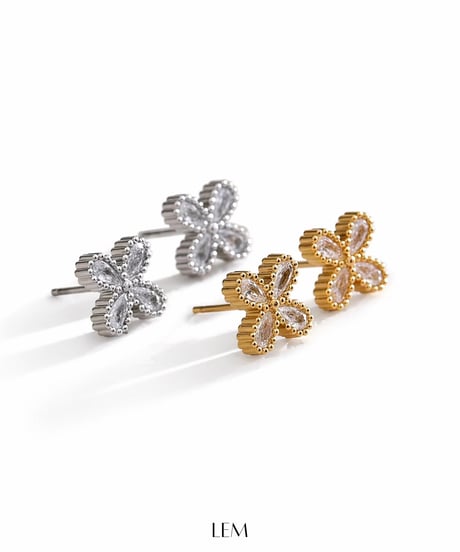 Cloverピアス/イヤリング
