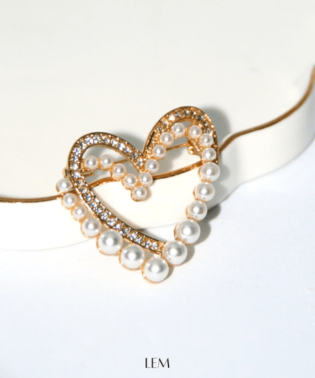 Heart Lineブローチ