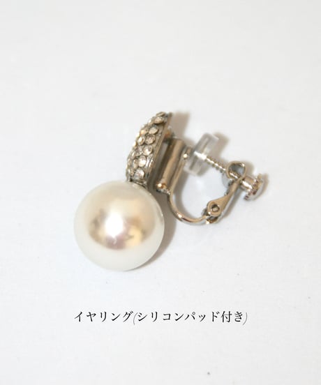Square Pearlピアス/イヤリング