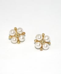 Cross Pearlピアス/イヤリング