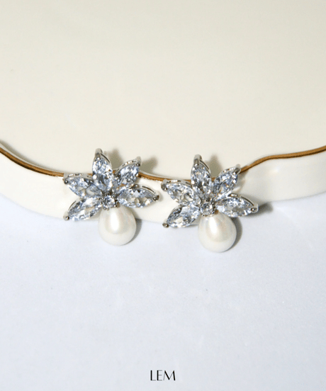 Crystal Dropピアス/イヤリング