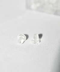 【ピアス用】シリコンキャッチ(6mm)