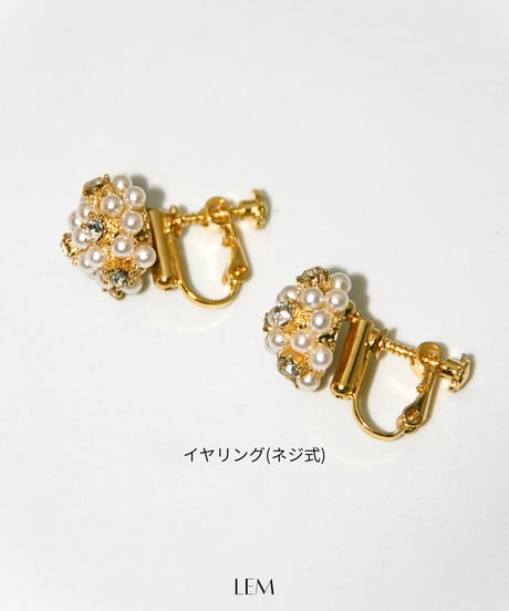 Dome Pearlピアス/イヤリング