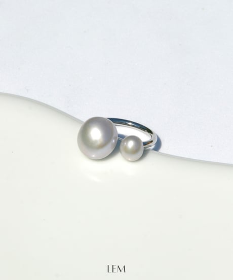 【淡水パール】Silver Pearlリング