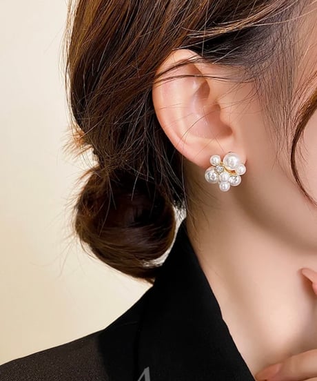 Bubble Pearlピアス/イヤリング