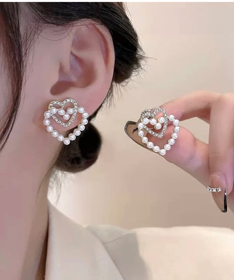 Pure Heartピアス/イヤリング
