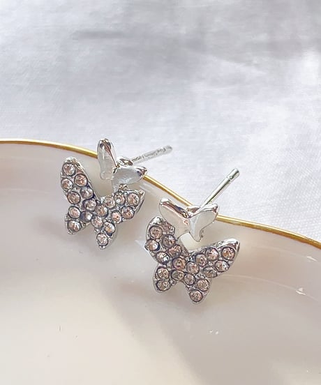 Twin Butterflyピアス/イヤリング