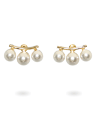 Triple Pearlピアス/イヤリング