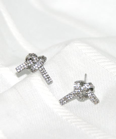 Silver Tieピアス/イヤリング