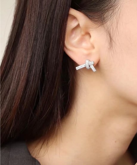 Silver Tieピアス/イヤリング