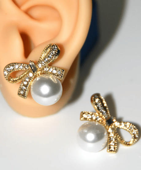 Zirconia Ribbonピアス