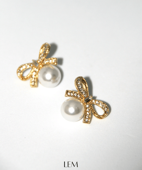 Zirconia Ribbonピアス