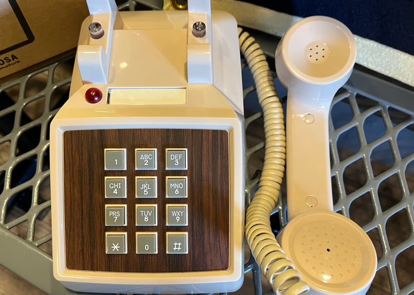 ハモサ モーテルフォン HERMOSA MOTEL PHONE ベージュ HERMOSA 固定電話機 電話機 ハモサ モーテルフォン MOTEL PHONE