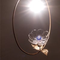 anemone  001　ガラス造形ランプ（受注製作）