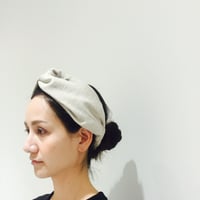 linen幅広ヘアバンド（受注製作）