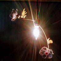 anemone 002　ガラス造形ランプ(受注製作)