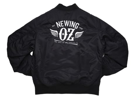 OZbyNEWING ロゴ入り　MA-1