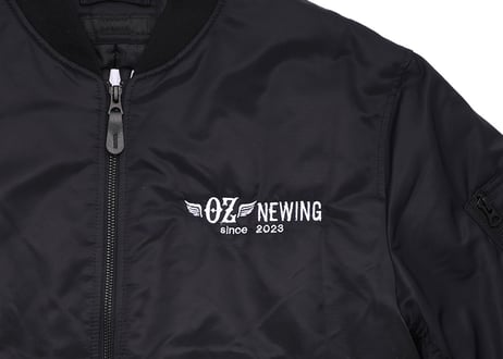 OZbyNEWING ロゴ入り　MA-1
