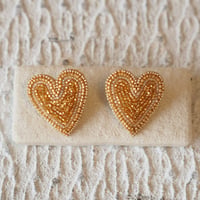 AMBER heart  【イヤリング】